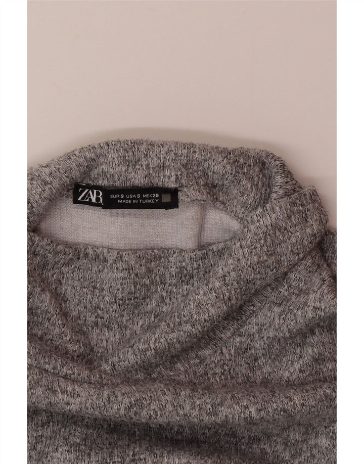 Damska bluza Zara Sweter UK 10 Small Grey Flecked