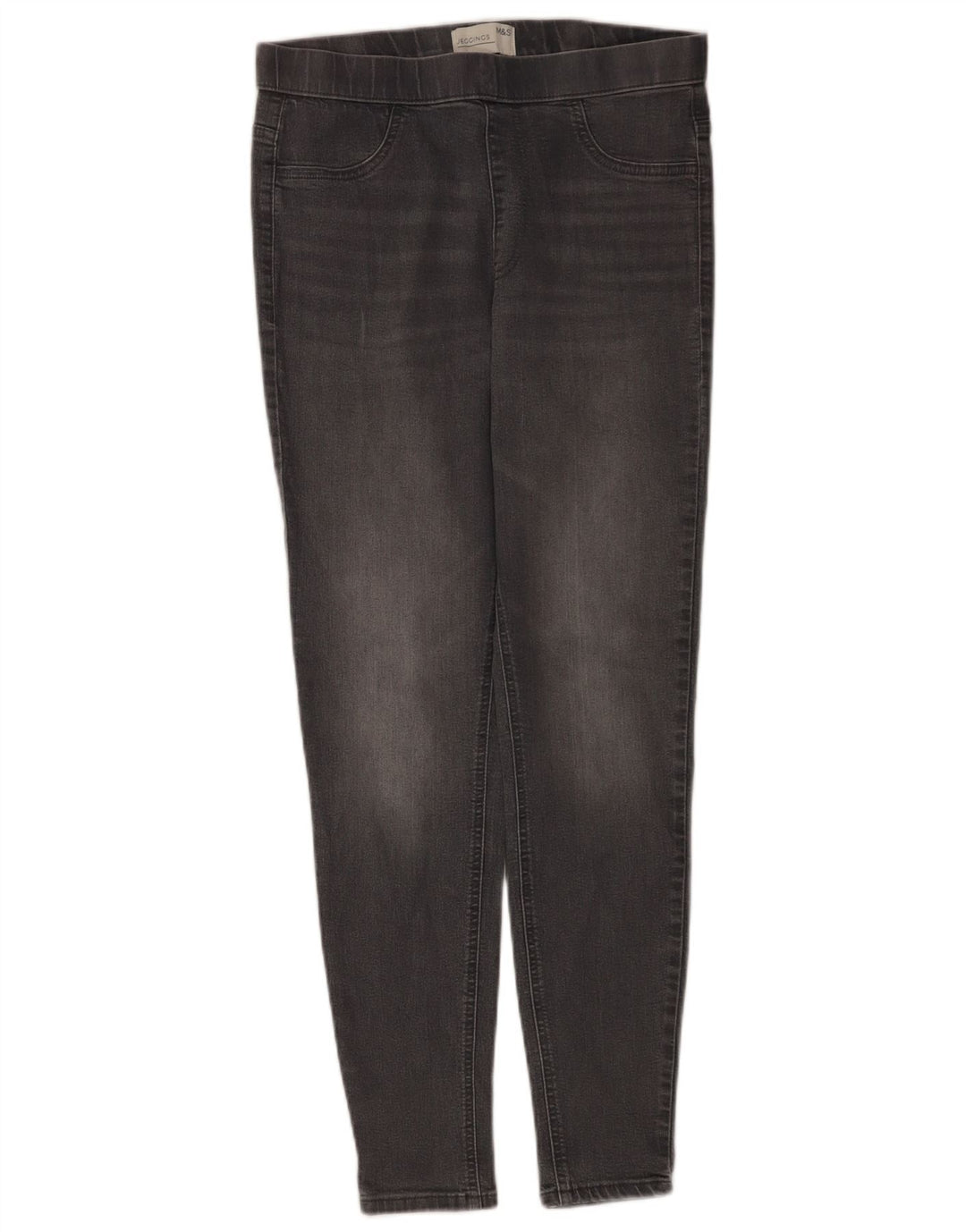 Marks & Spencer Damskie jeansy Jegging UK 12 Medium W30 L28 Szara bawełna