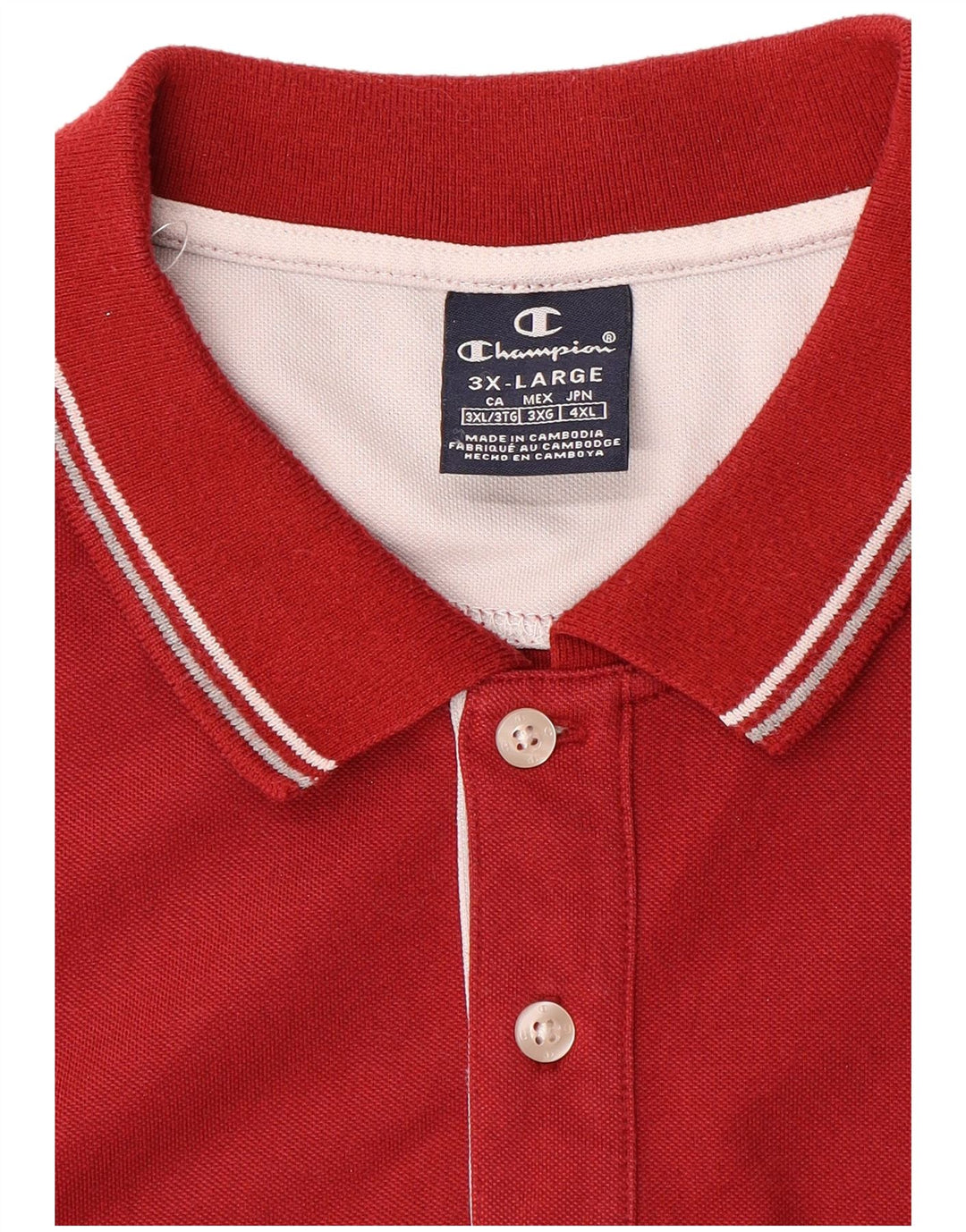 Męska koszulka polo CHAMPION 3XL czerwona