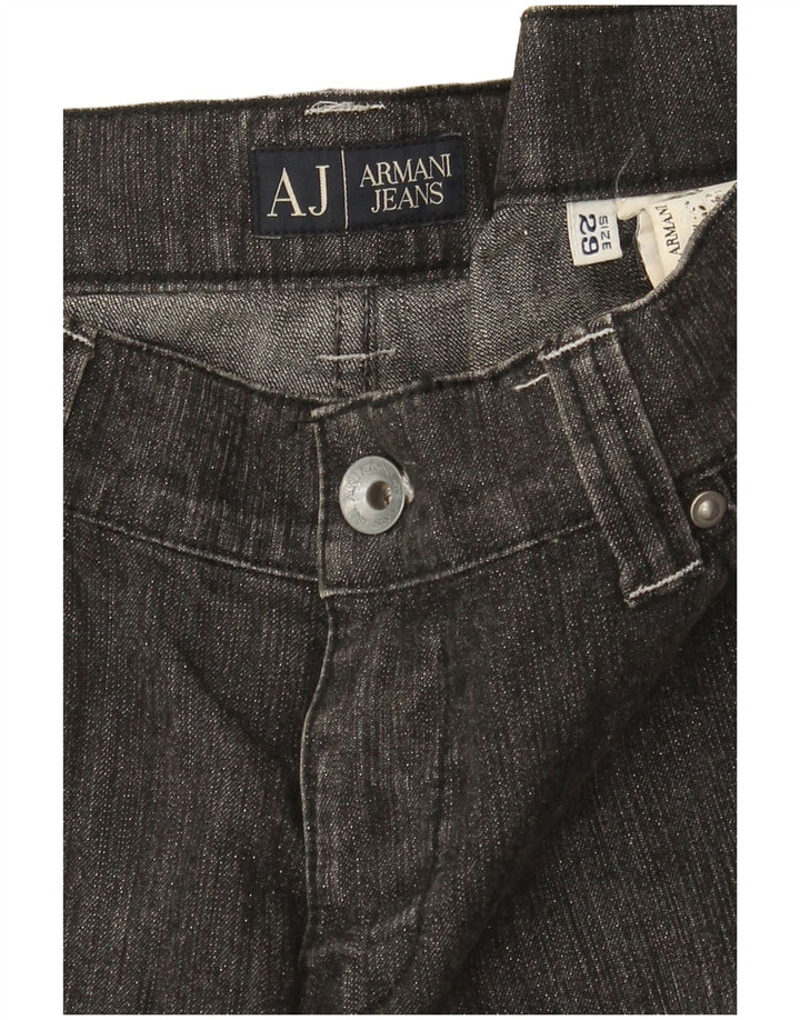Damskie proste dżinsy Armani W29 L28 szare