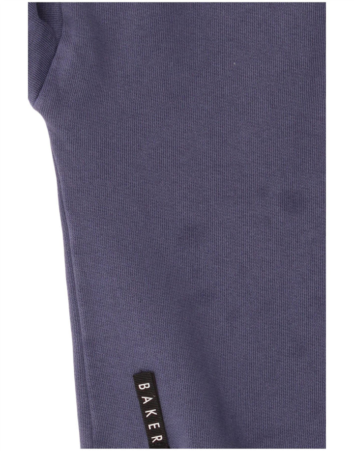 Chłopięcy sweter z kapturem i grafiką Ted Baker 12-13 lat, niebieski, bawełniany