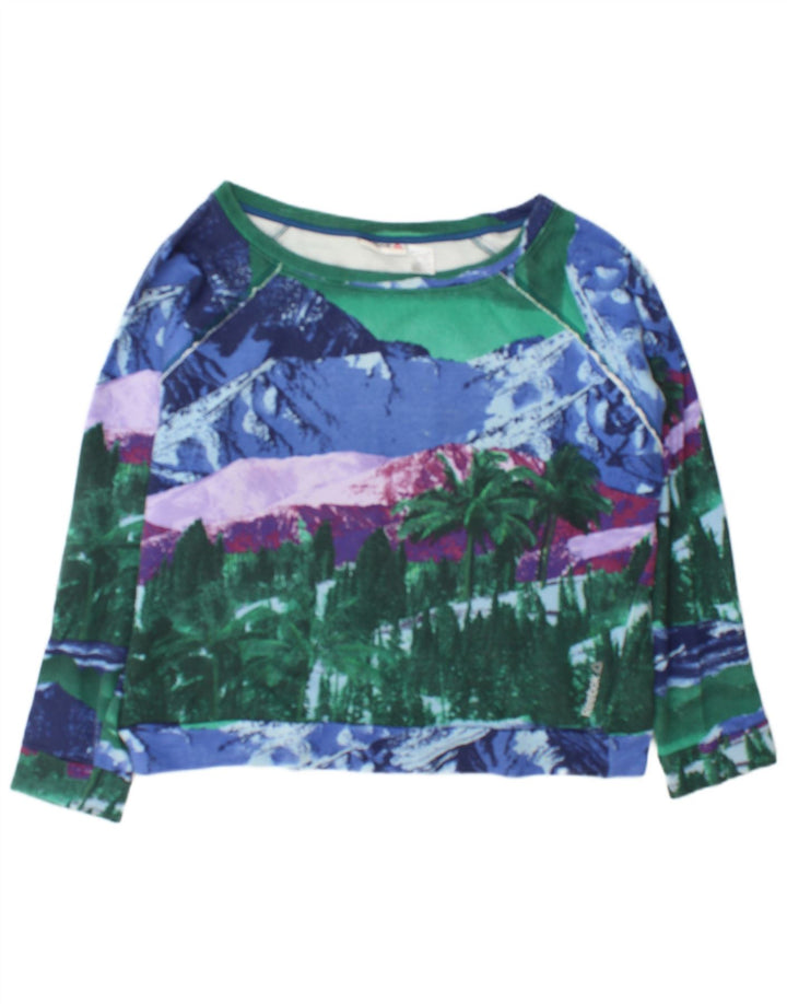 Damska bluza Reebok Graphic Jumper UK 16/18, duża, wielokolorowa