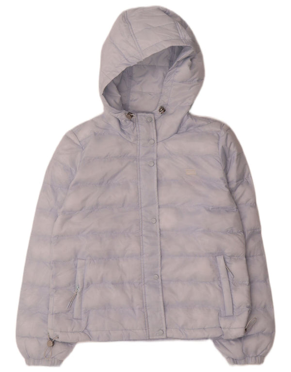 Damska kurtka z kapturem, oversize, wyściełana Levi's UK 6 XS, niebieski poliester