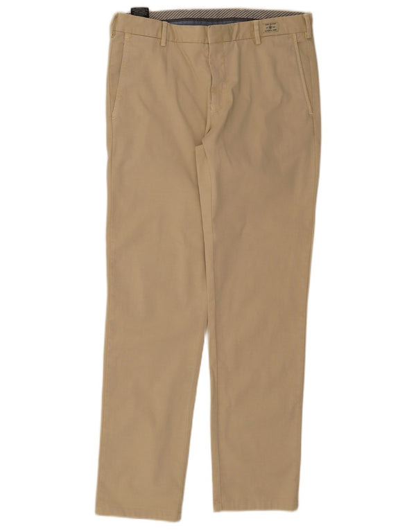 Męskie proste spodnie chino Tommy Hilfiger W32 L34 beżowa bawełna