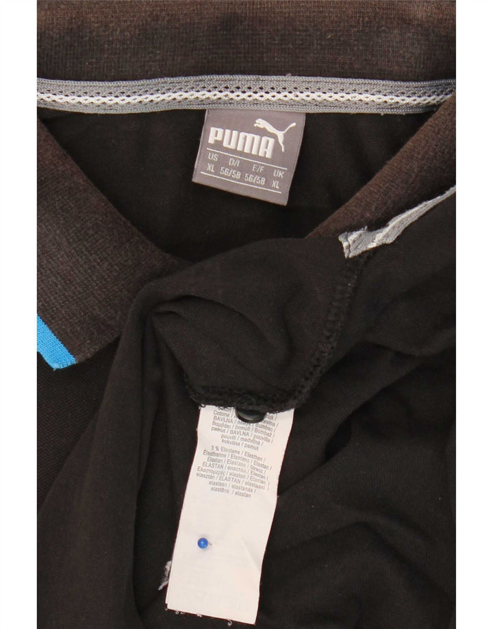 Męska koszulka polo Puma XL, czarna, bawełniana