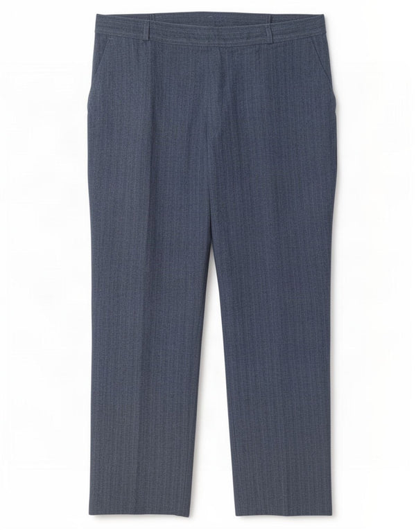Spodnie damskie Marks & Spencer UK 16 Large W34 L28 Niebieskie prążki