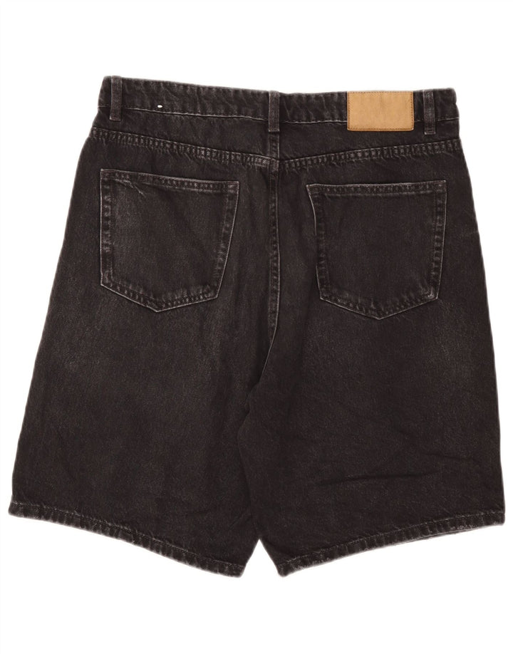Męskie spodenki jeansowe Zara EU 42 Large W32 Szara bawełna