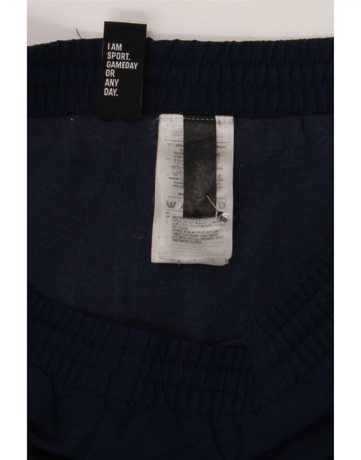 Męskie spodnie dresowe Adidas, duże, granatowe, z poliestru