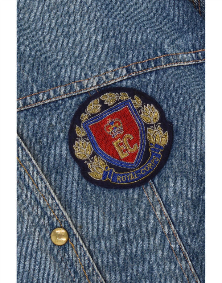 Damska kurtka dżinsowa Vintage UK 14, średni niebieski
