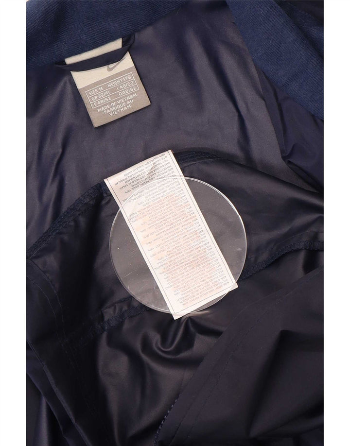 Męska kurtka przeciwdeszczowa Nike UK 39/41 Średni granatowy nylon