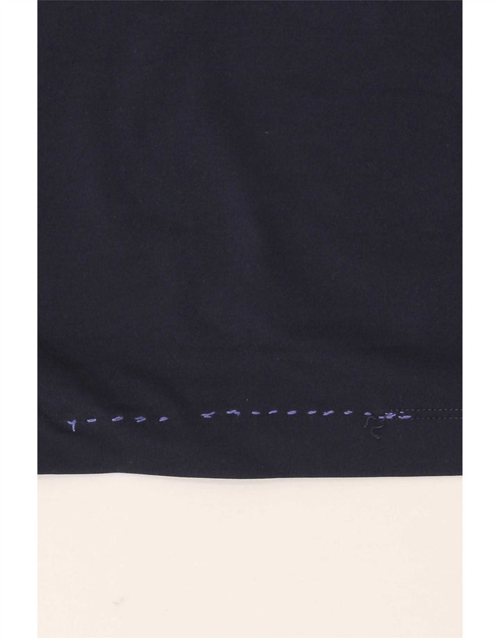 Męska koszulka Nike Dri Fit z długim rękawem, UK 42/44, duży granatowy poliester