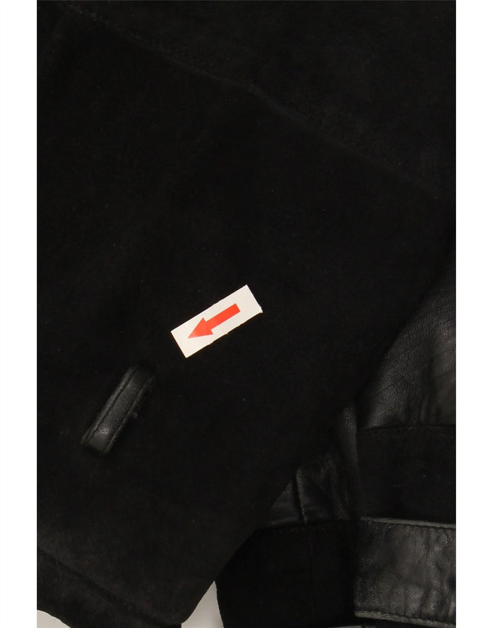 Damska kurtka zamszowa VINTAGE IT 48 XL czarna