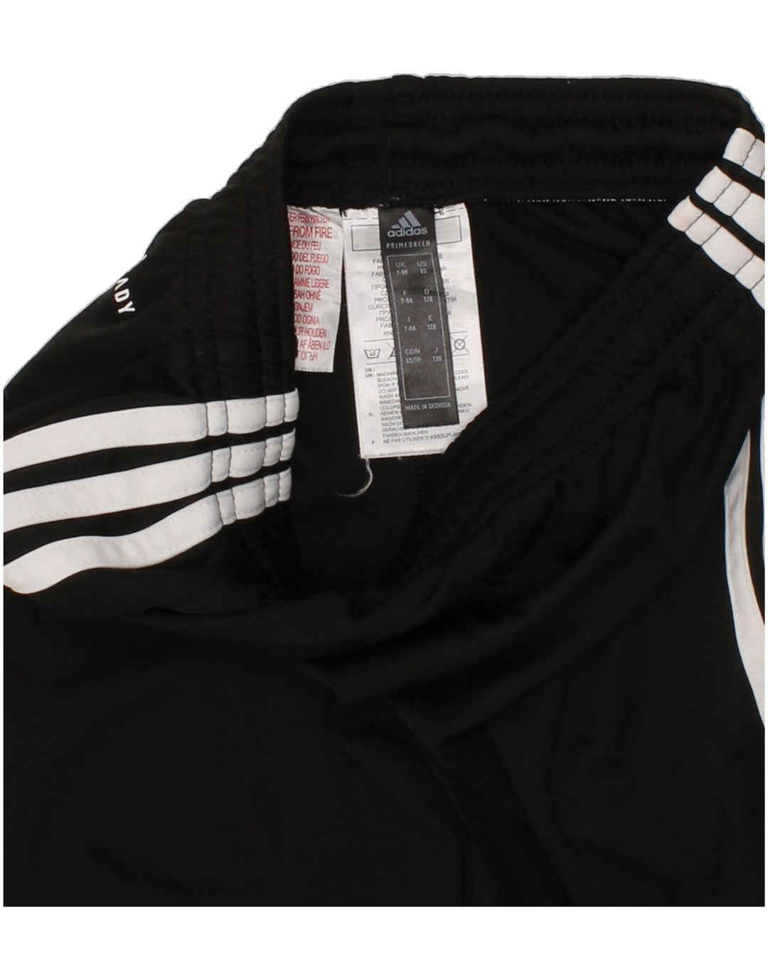 ADIDAS Boys Aeroready Sport Shorts 7-8 Years Black Polyester Vintage Adidas and Second-Hand Adidas from Messina Hembry 
