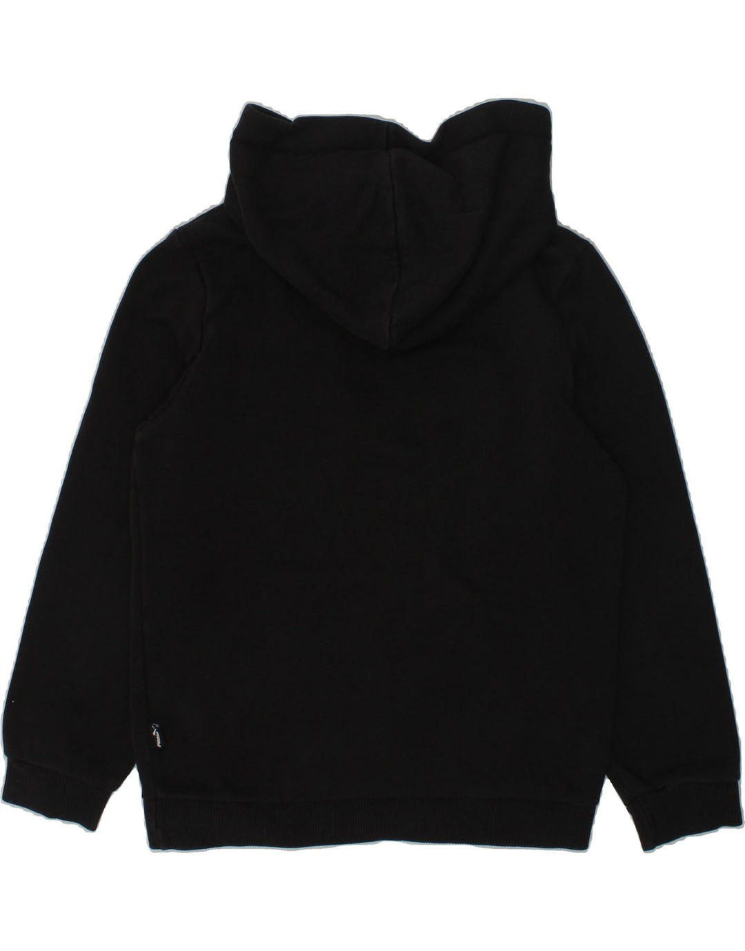 PUMA Boys Graphic Hoodie Jumper 7-8 Years Black | Vintage Puma | Thrift | Second-Hand Puma | Used Clothing | Messina Hembry 