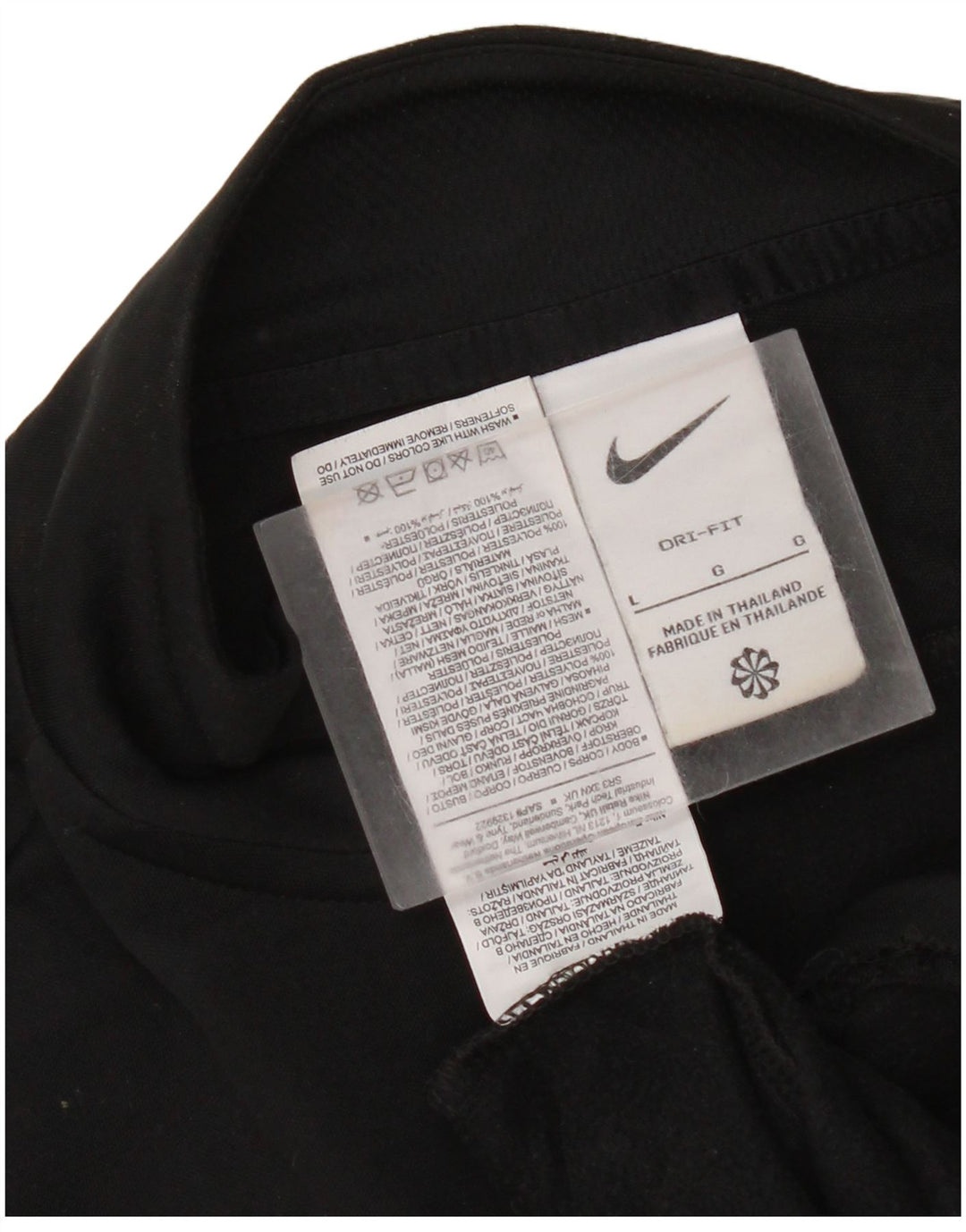 Męski dres Nike Dri Fit z zamkiem błyskawicznym i dużym czarnym blokiem kolorów