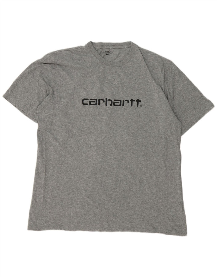 Męski T-shirt z grafiką Carhartt, 2XL, szary