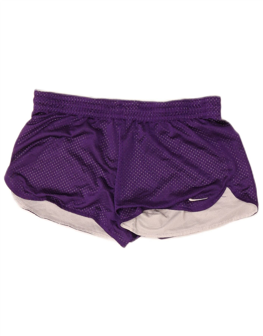 Damskie spodenki sportowe Nike Dri Fit US 4/6, mały fioletowy poliester