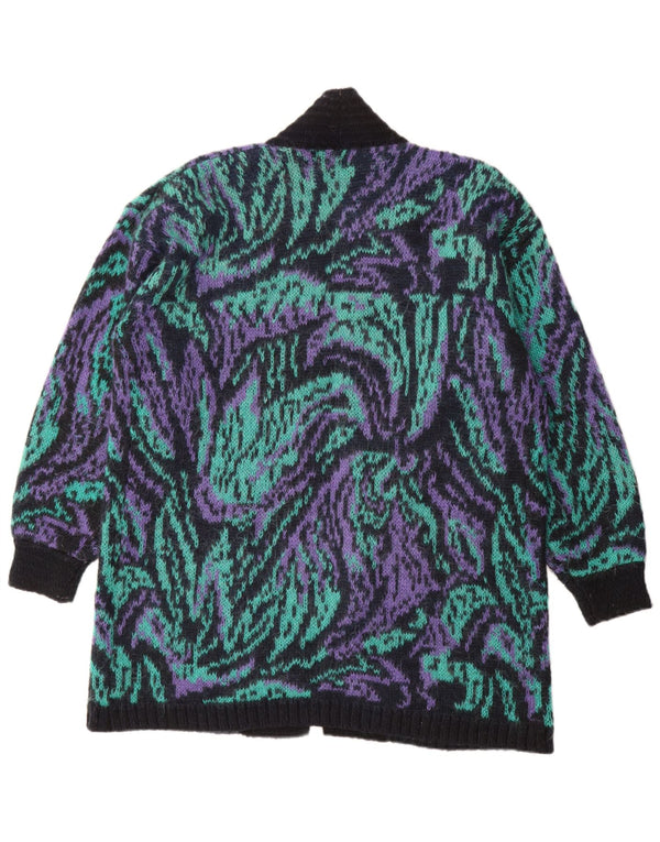 Damski sweter oversize Amari o długim kroju, UK 10, mały, wielobarwny