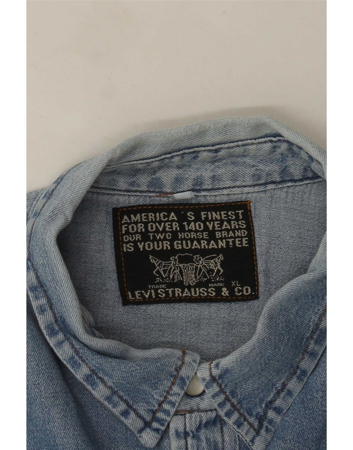 Męska koszula dżinsowa Levi's XL w kolorze niebieskim