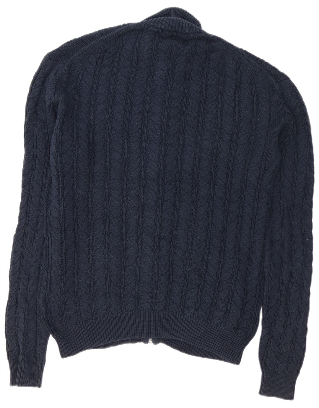 Męski sweter rozpinany French Connection, średni granatowy, bawełniany