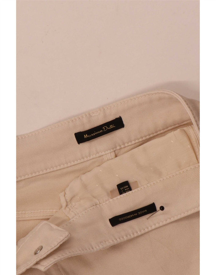 Damskie jeansy slimo Dutti EU 38 Small W28 L28 Beżowe