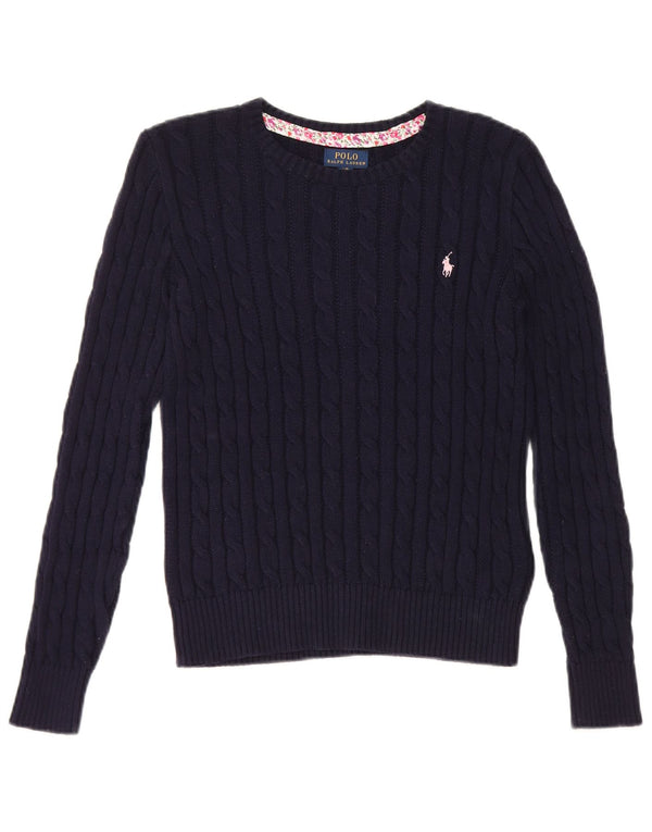 Kurtka dziewczęca Polo Ralph Lauren dresowa Top 12-13 lat, duża, granatowa