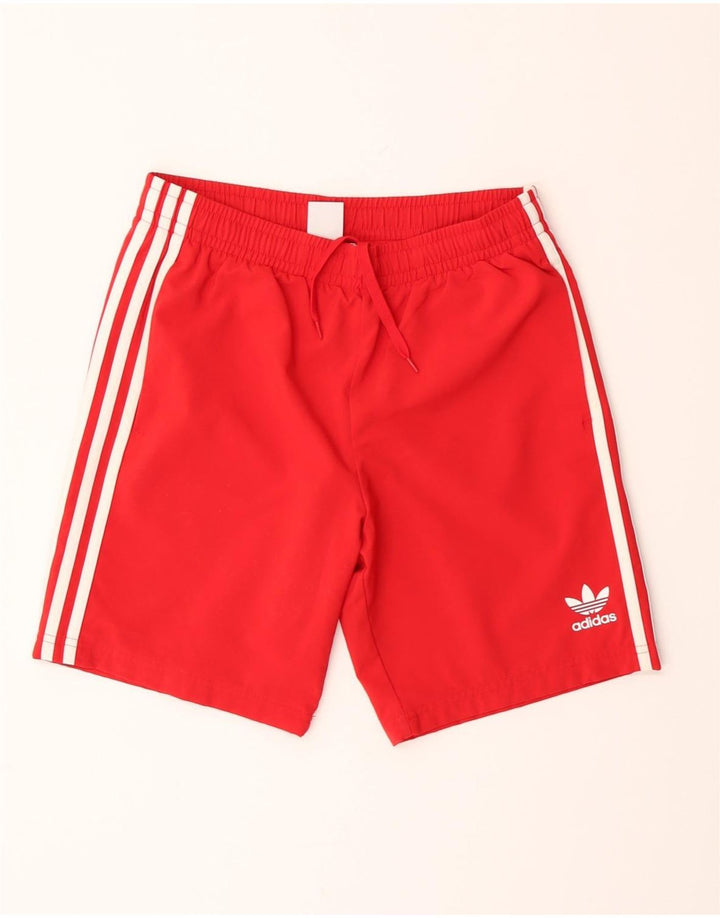 Chłopięce spodenki sportowe Adidas 13-14 lat, czerwony poliester