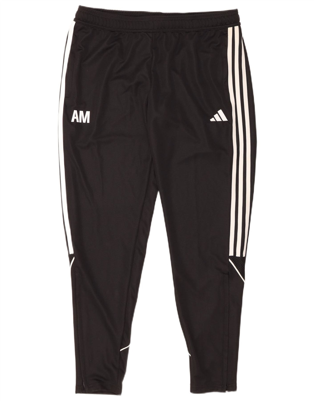 Damskie spodnie dresowe ADIDAS Aeroready UK 16/18, duże, czarne, poliestrowe