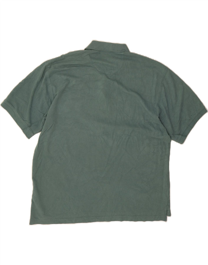 IZOD Mens Polo Shirt 2XL Green Cotton Vintage Izod and Second-Hand Izod from Messina Hembry 