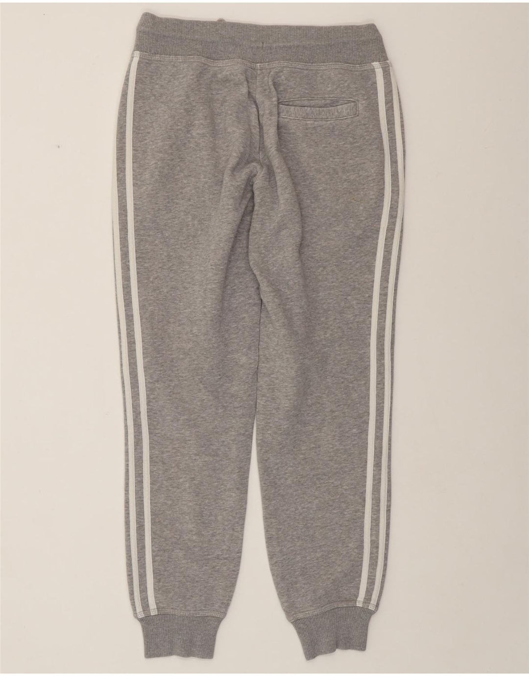 Damskie spodnie dresowe ADIDAS Joggers UK 10 Small, szara bawełna