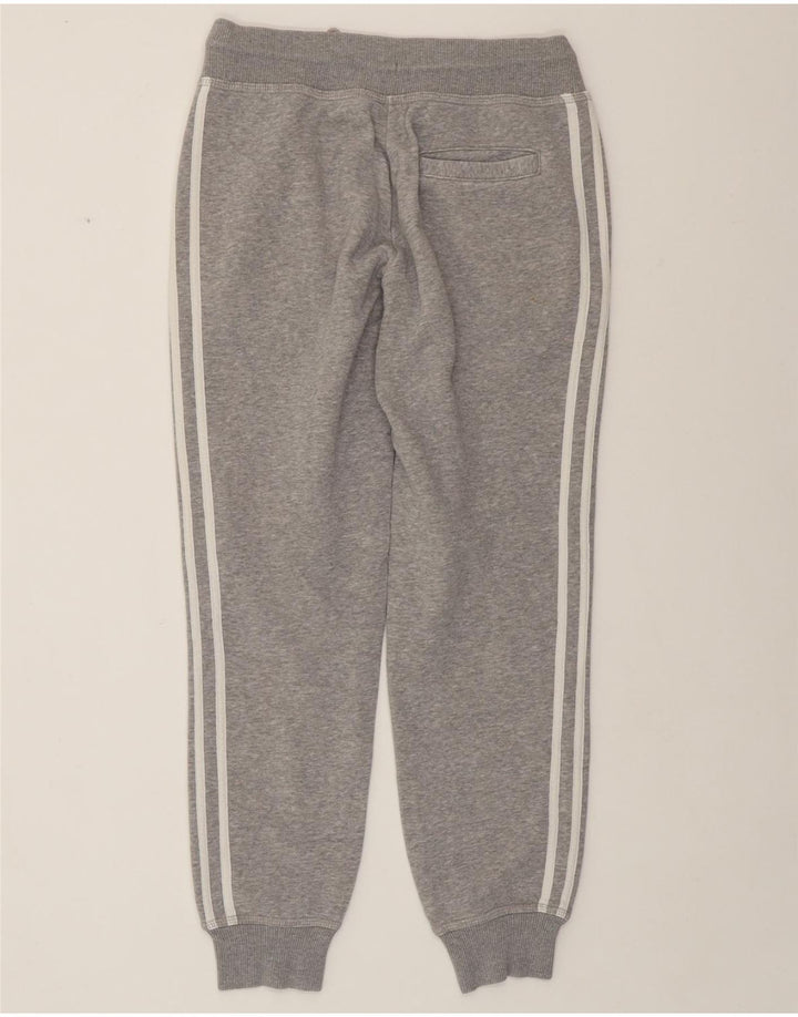 Damskie spodnie dresowe ADIDAS Joggers UK 10 Small, szara bawełna
