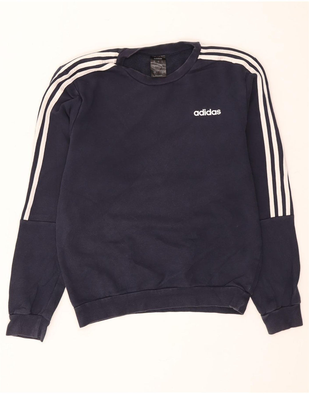 Adidas Męska Bluza Sweter Mały Granatowy Bawełniany