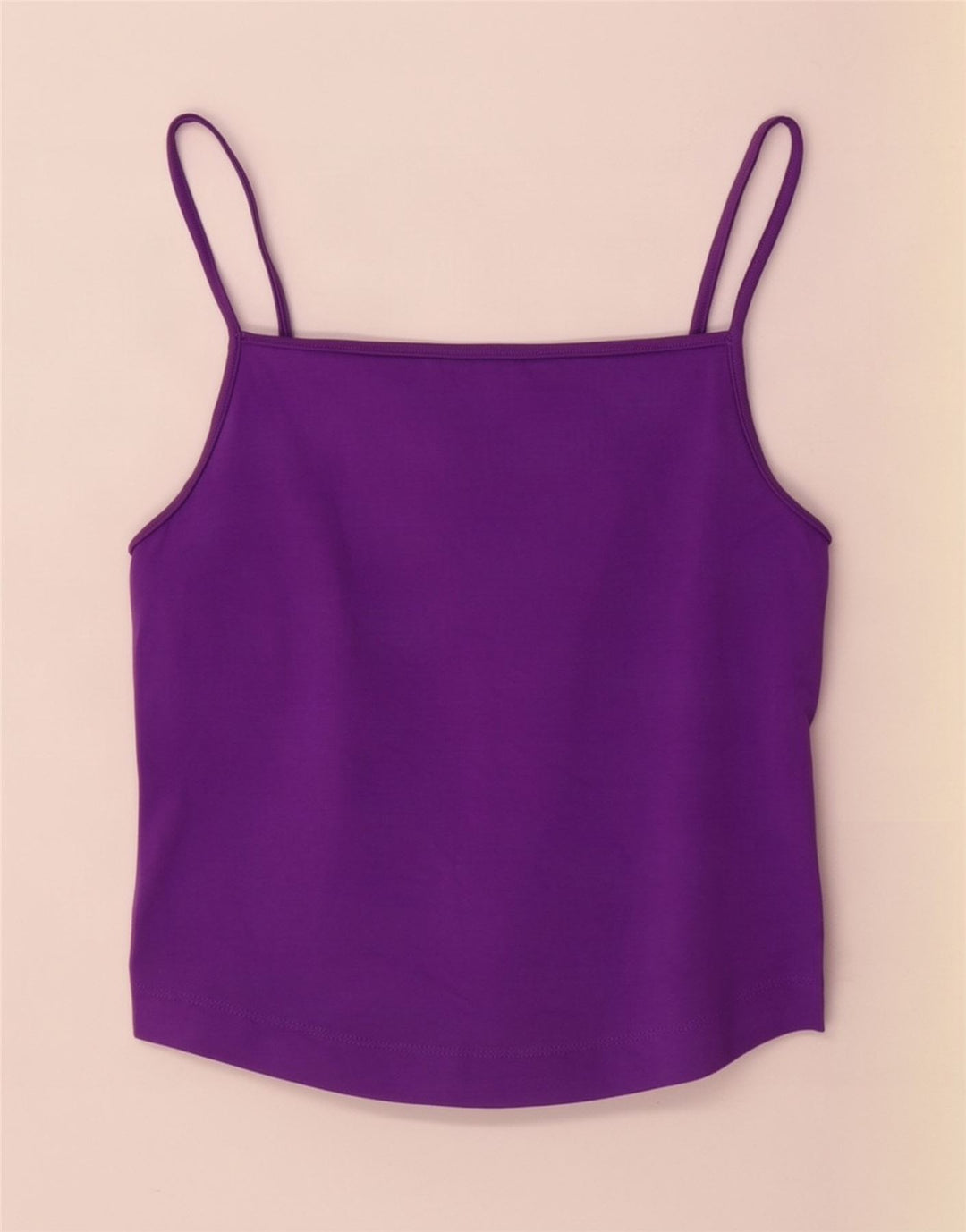 Damski top na ramiączkach Zara UK 14, duży, fioletowy, bawełniany