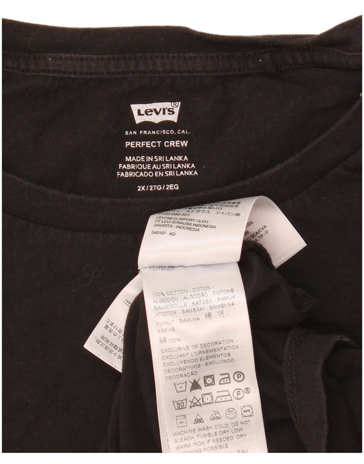 Koszulka męska Levi's Top 2XL Czarna bawełna
