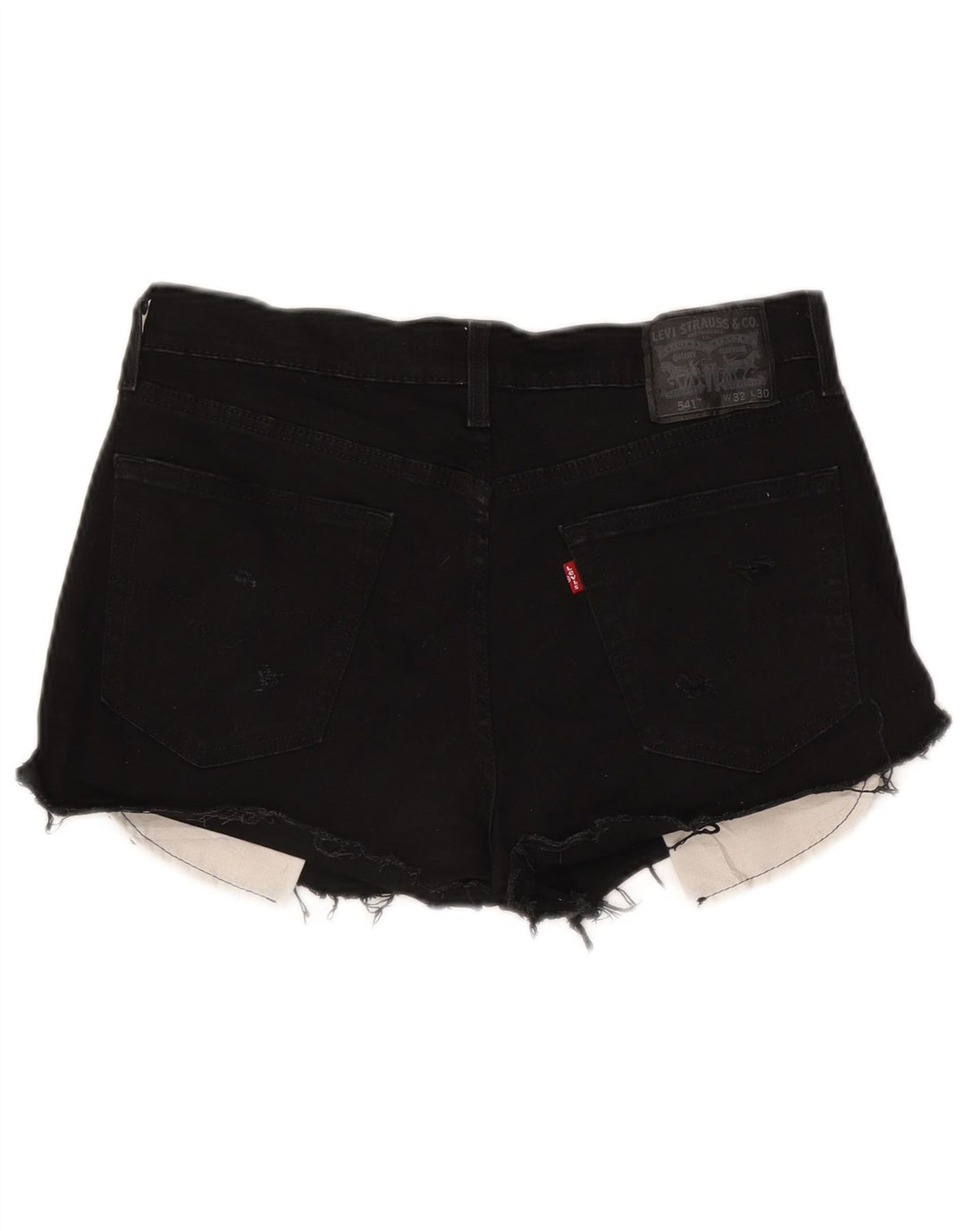 Damskie spodenki jeansowe Levi's 541 W32, duże, czarne, bawełniane