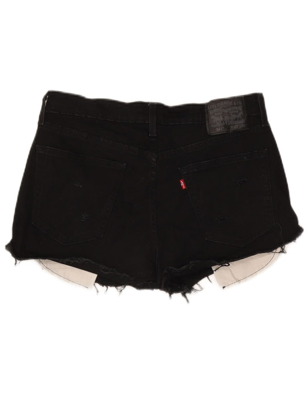 Damskie spodenki jeansowe Levi's 541 W32, duże, czarne, bawełniane