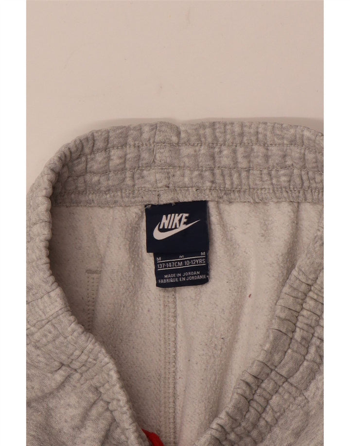Spodnie chłopięce Nike Dresowe Joggery 10-11 lat, średnioszare, nakrapiane