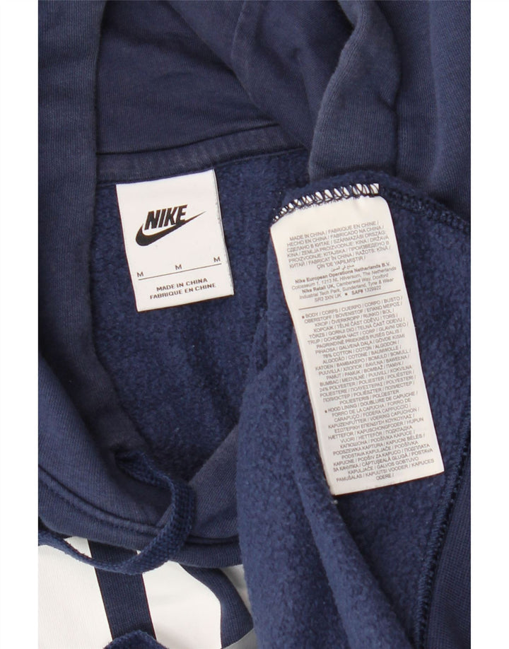 Męski sweter z kapturem Nike Graphic, średni granatowy, bawełniany