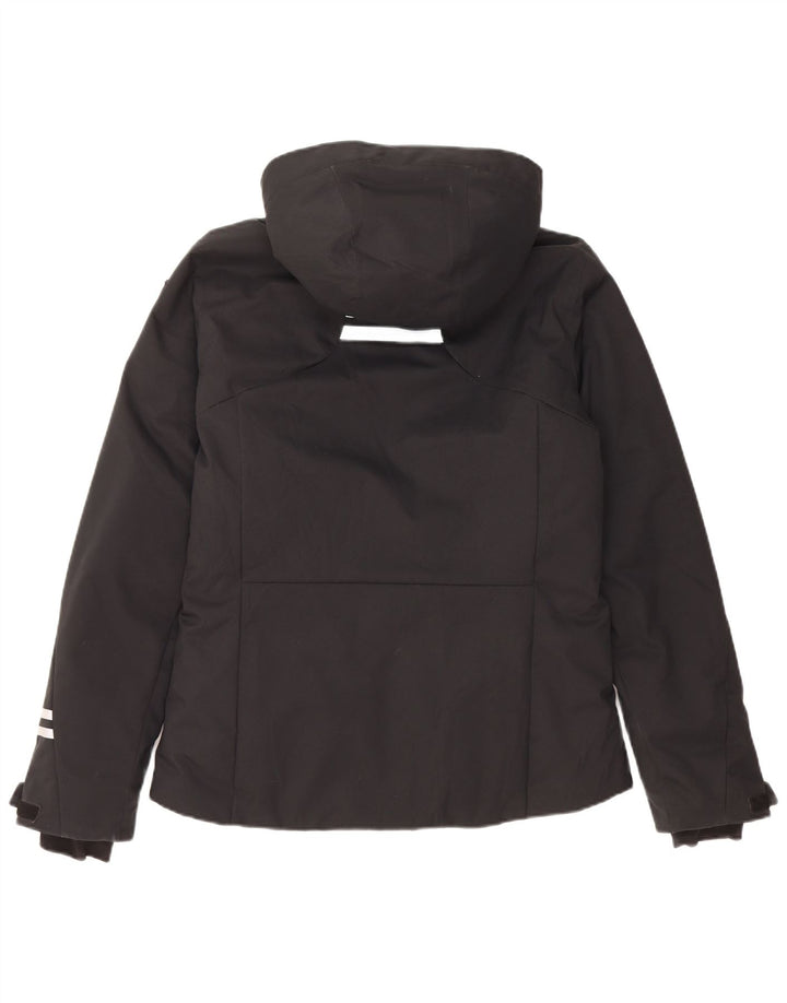 Damska wodoodporna kurtka z kapturem Rossignol UK 14, duża, czarna, poliestrowa