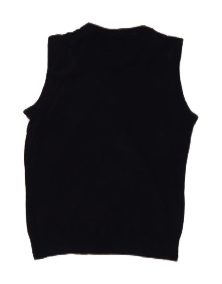 Damski podkoszulek J. Crew z kamizelką UK 8, mały, granatowy, bawełniany