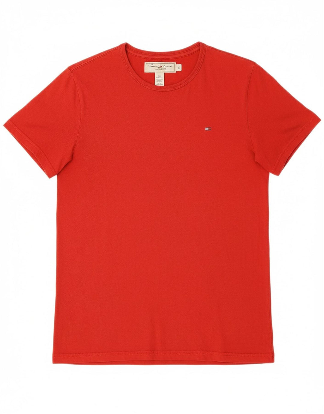 TOMMY HILFIGER Mens T-Shirt Top Medium Red Cotton