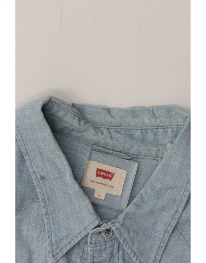 Koszula męska Levi's, duża, niebieska