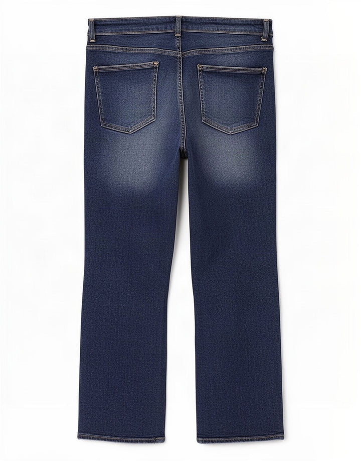 Damskie proste dżinsy Zara EU 46 2XL W36 L26 Niebieskie