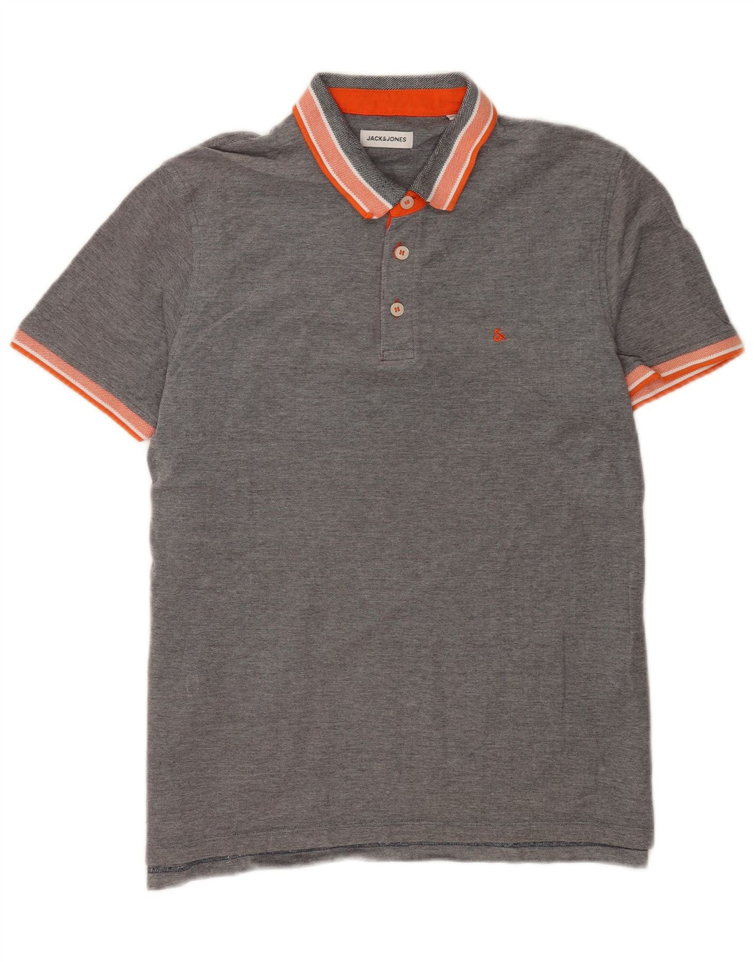 Męska koszulka polo Jack & Jones XL, szara, bawełniana