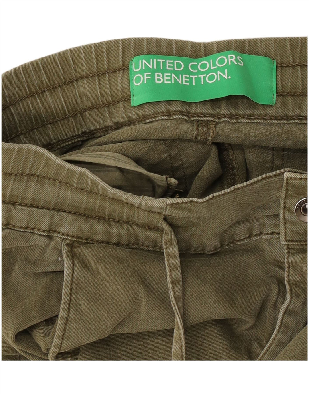 Spodnie damskie Benetton Joggers Cargo W30 L25 Khaki