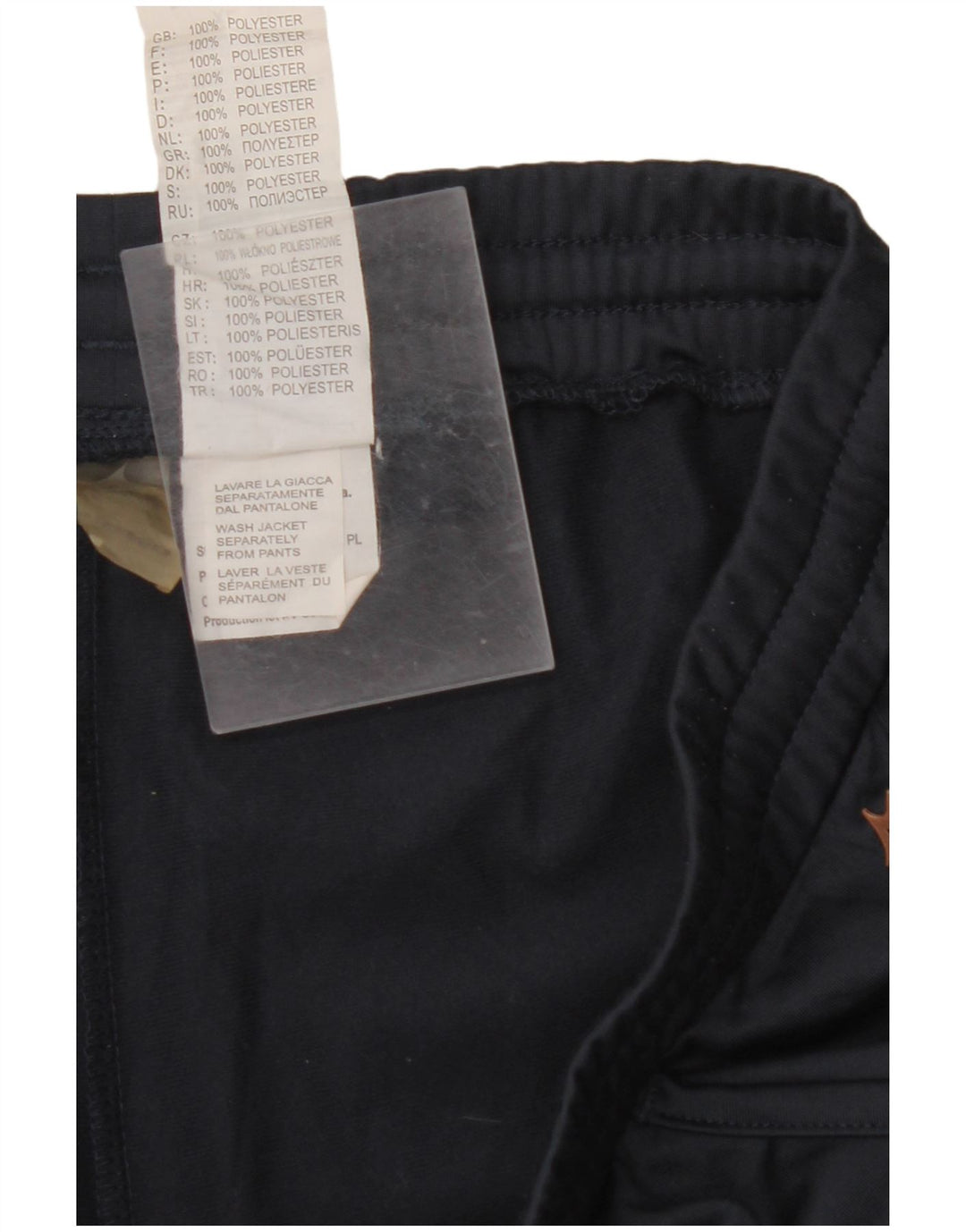 Męskie spodnie dresowe LOTTO XL granatowe, poliestrowe