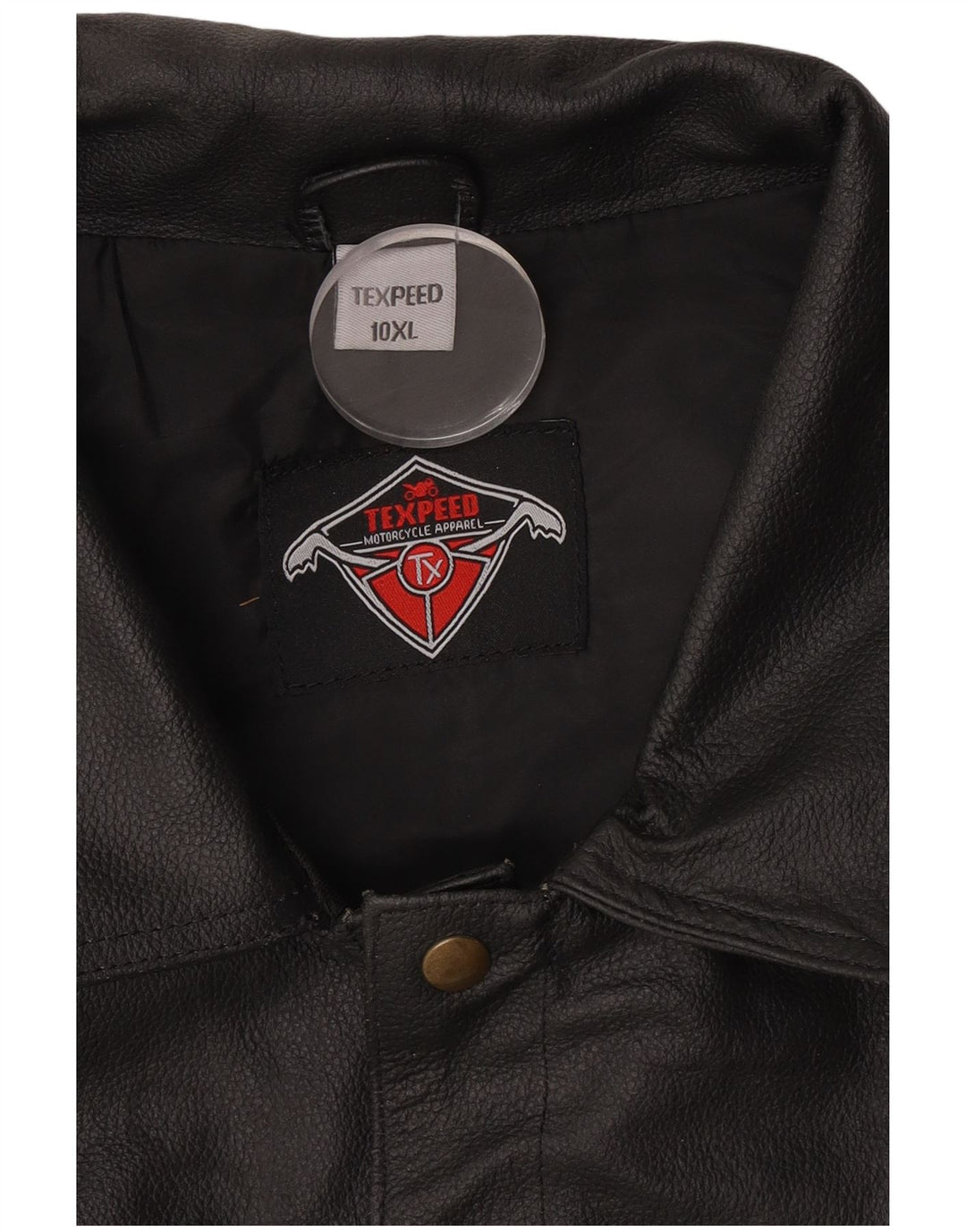 Męska skórzana kamizelka motocyklowa Texpeed 10XL czarna