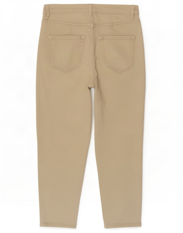 Spodnie damskie Marks & Spencer Crop UK 12 Medium W30 L25 Beżowe