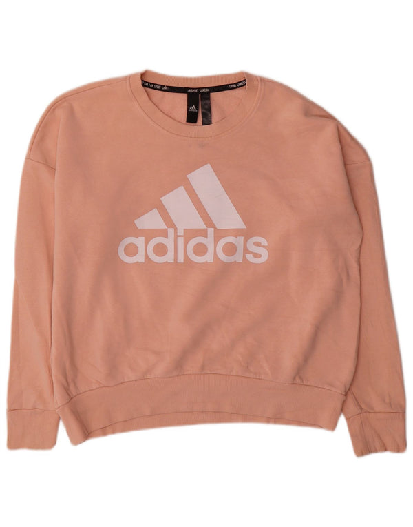 Damska bluza Adidas Graphic Oversized Sweter UK 12/14 Średni Róż