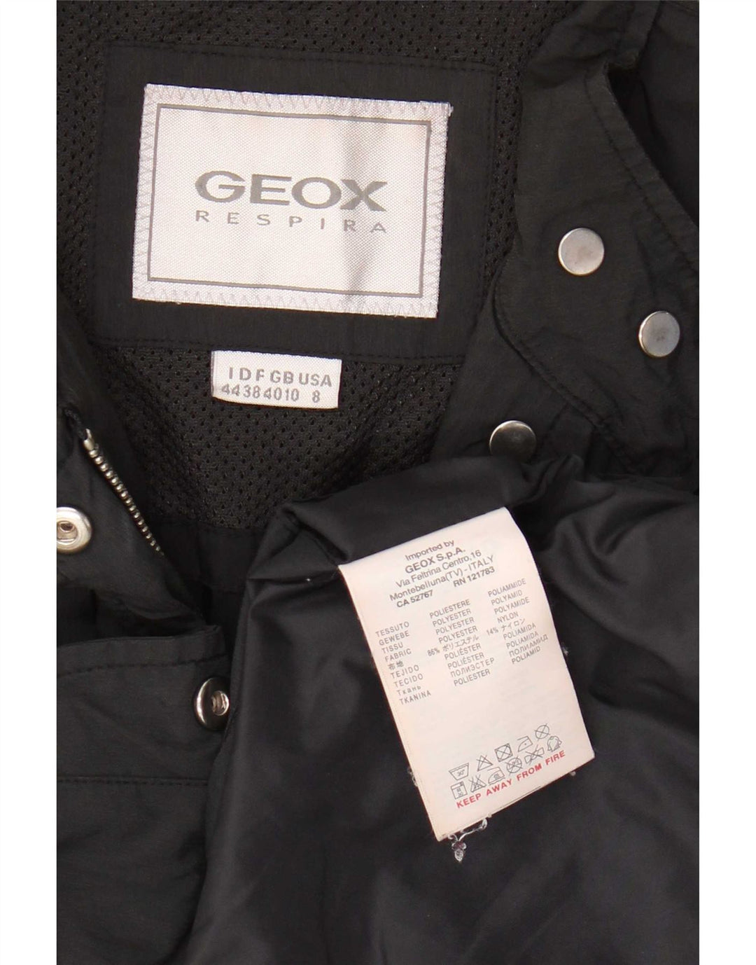 Damska kurtka Geox Respira Utility UK 10 Small Black Poliester
